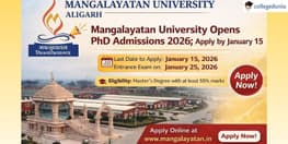 Mangalayatan University Opens PhD Admissions 2026